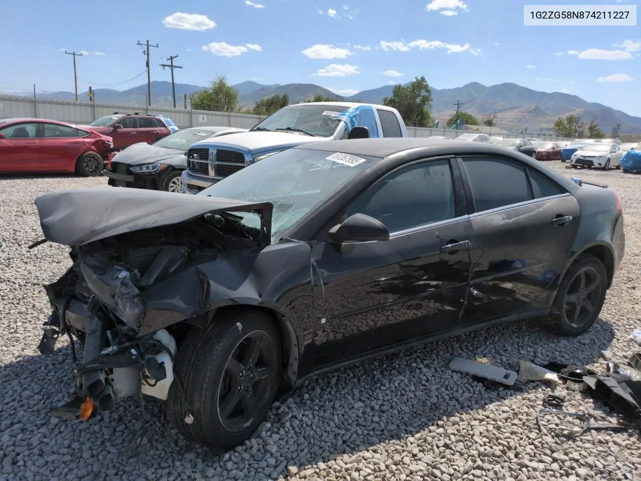 2007 Pontiac G6 Base VIN: 1G2ZG58N874211227 Lot: 61267995