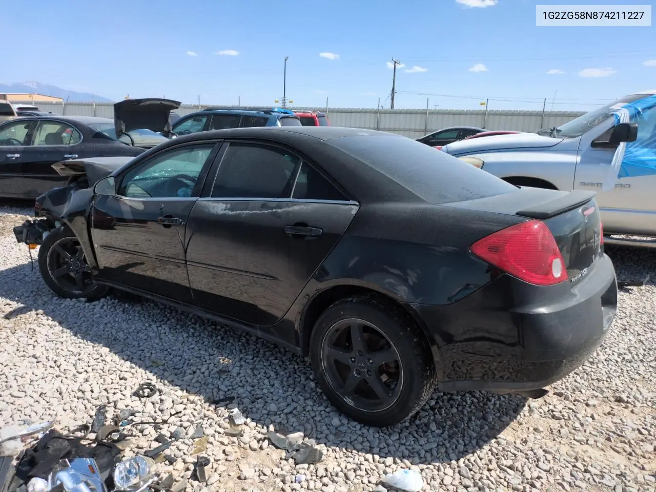 2007 Pontiac G6 Base VIN: 1G2ZG58N874211227 Lot: 61267995