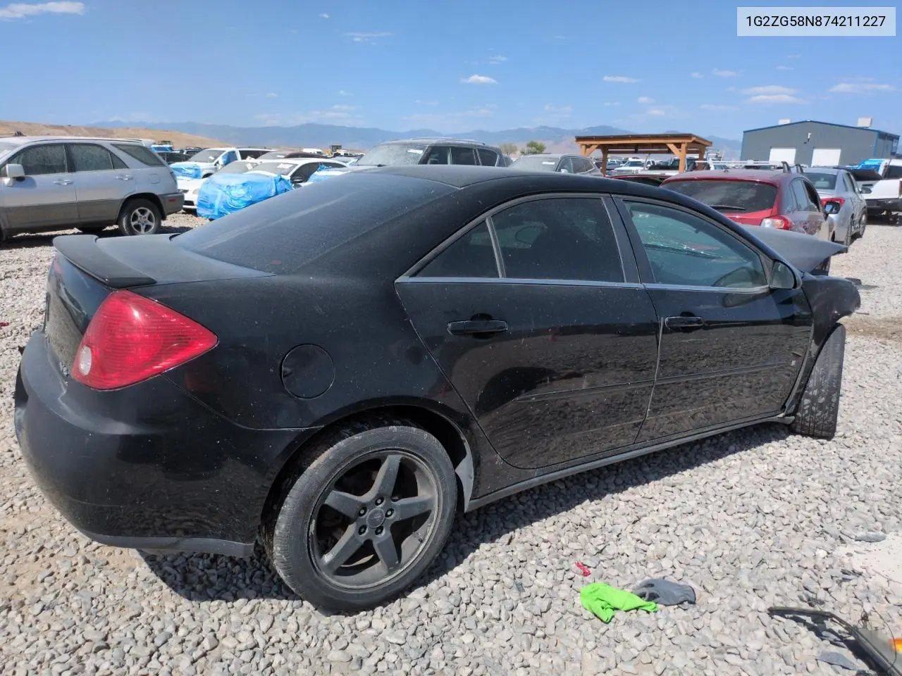 2007 Pontiac G6 Base VIN: 1G2ZG58N874211227 Lot: 61267995