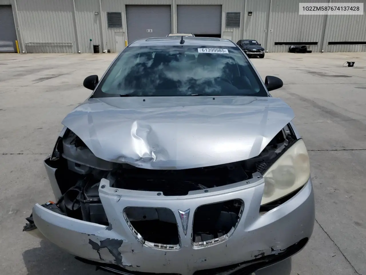 2007 Pontiac G6 Gtp VIN: 1G2ZM587674137428 Lot: 61399985