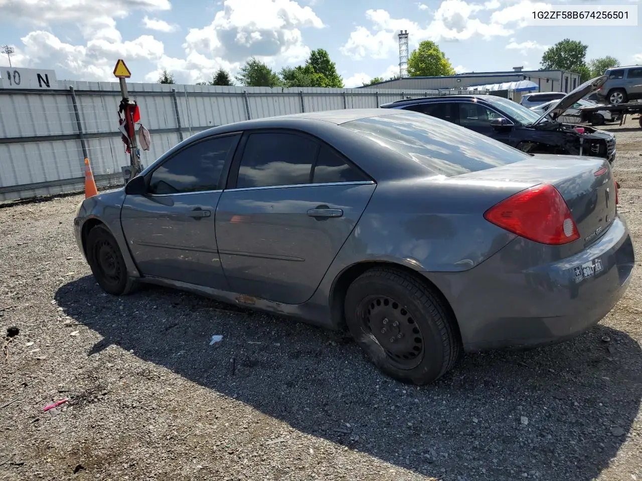 2007 Pontiac G6 Value Leader VIN: 1G2ZF58B674256501 Lot: 61527935