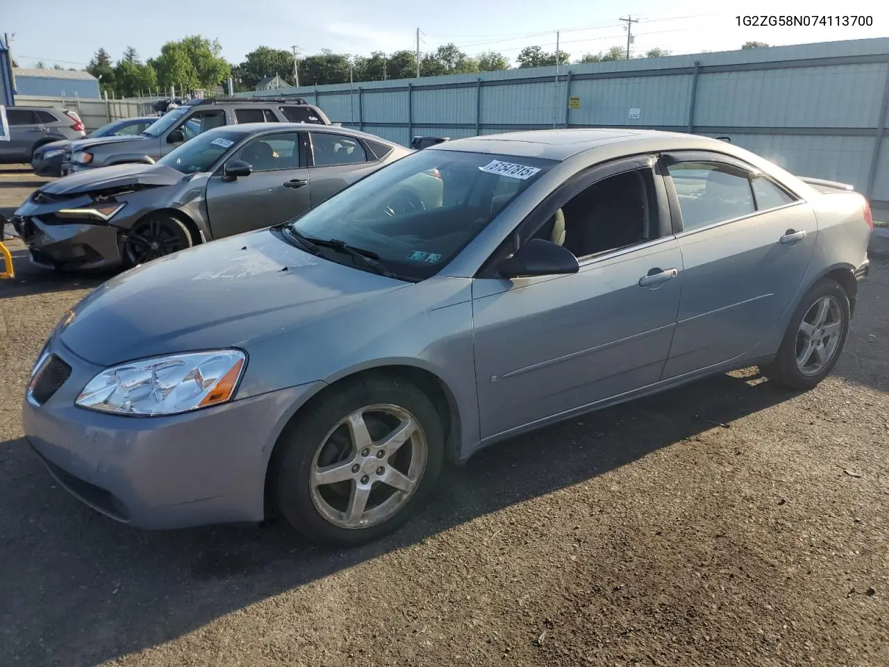 2007 Pontiac G6 Base VIN: 1G2ZG58N074113700 Lot: 61547815