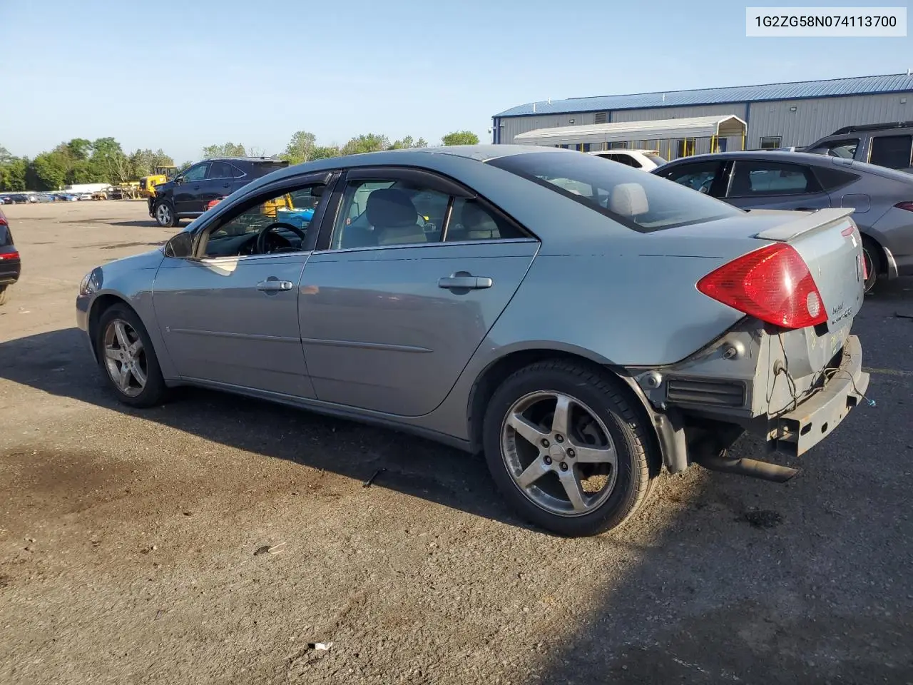 2007 Pontiac G6 Base VIN: 1G2ZG58N074113700 Lot: 61547815