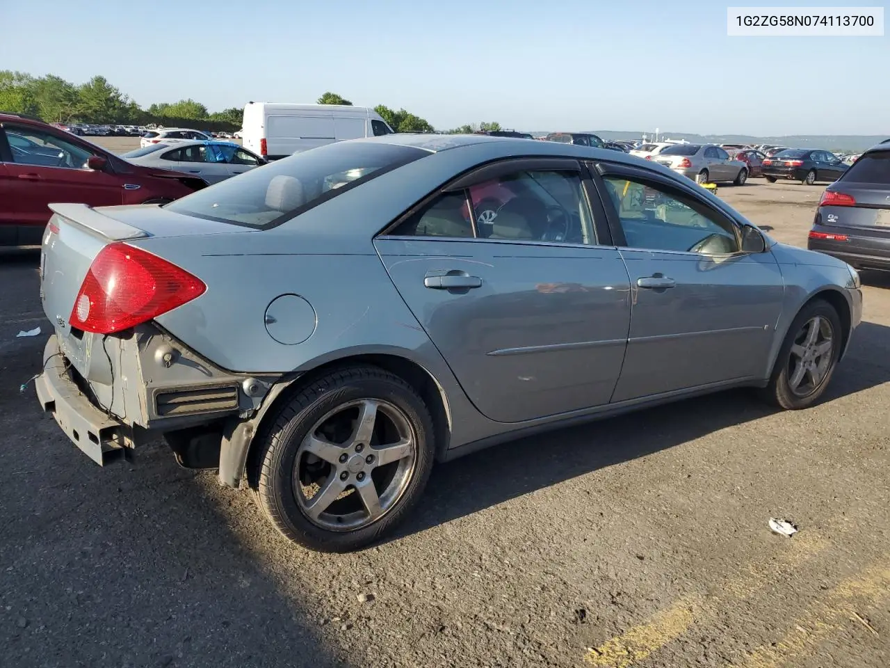 2007 Pontiac G6 Base VIN: 1G2ZG58N074113700 Lot: 61547815