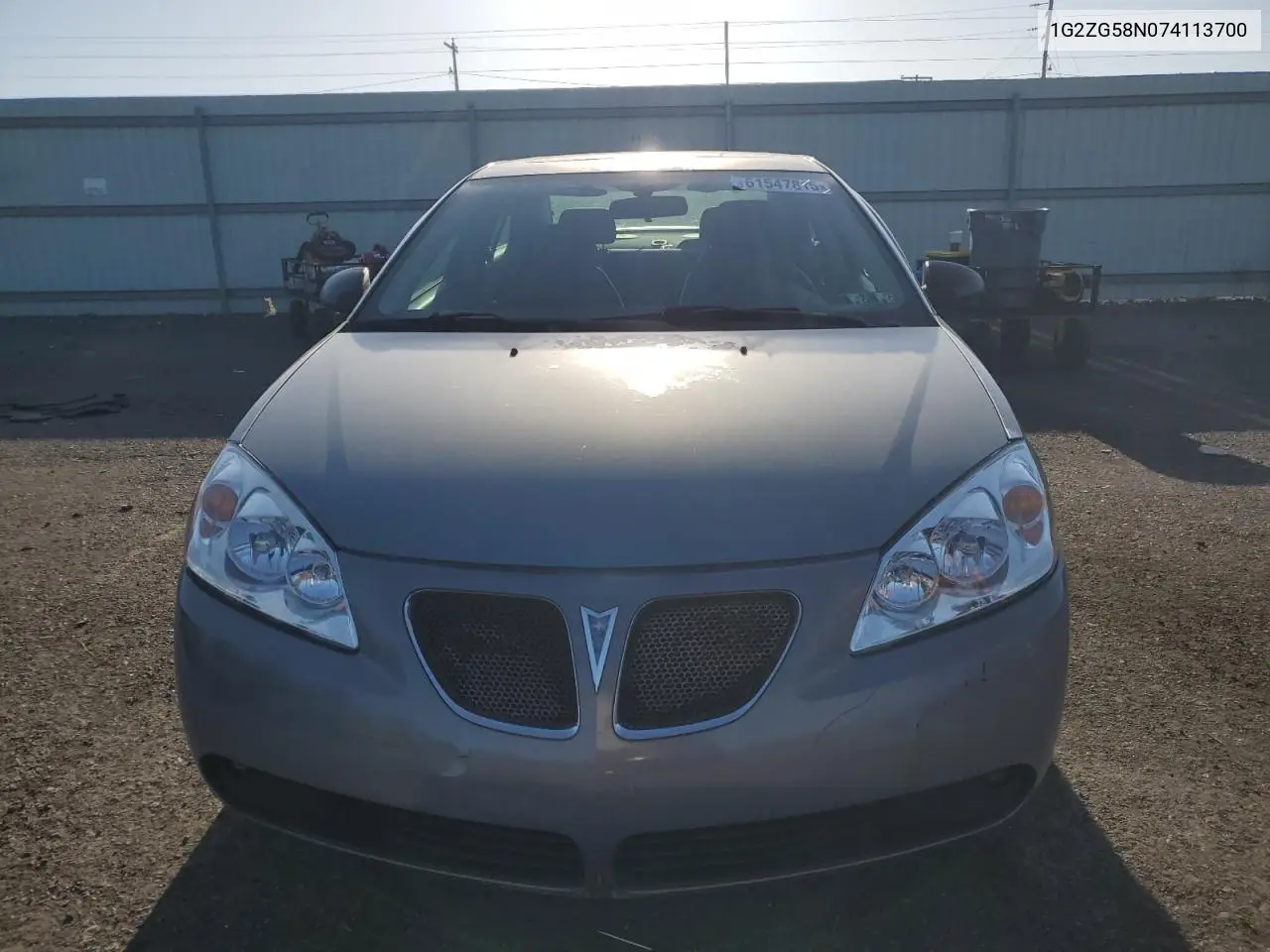 2007 Pontiac G6 Base VIN: 1G2ZG58N074113700 Lot: 61547815