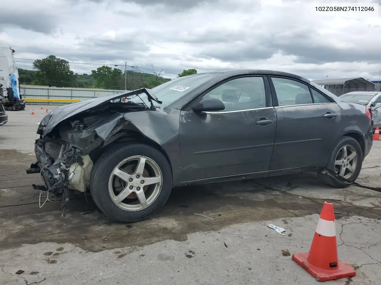 2007 Pontiac G6 Base VIN: 1G2ZG58N274112046 Lot: 61609725