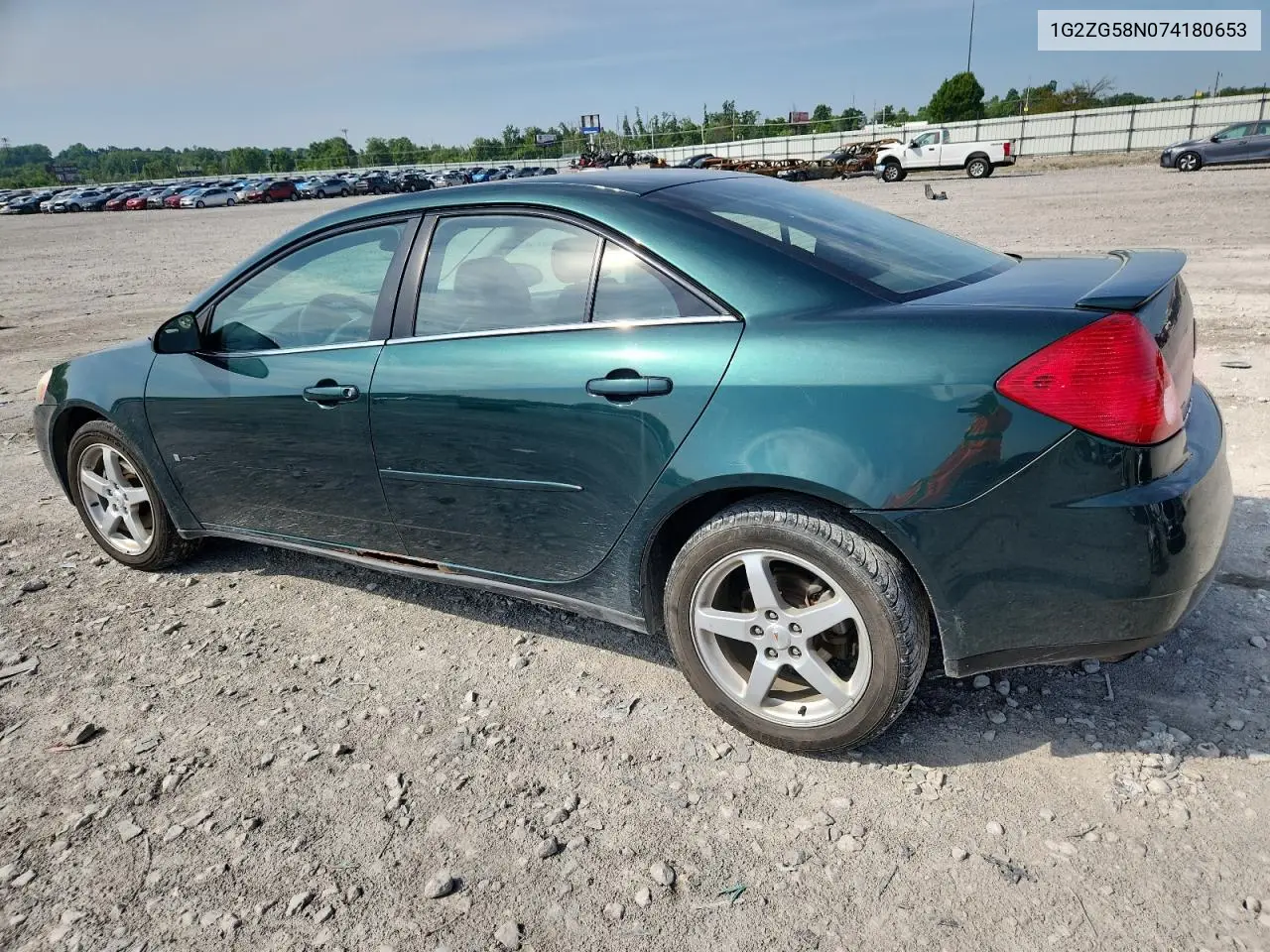 2007 Pontiac G6 Base VIN: 1G2ZG58N074180653 Lot: 61955275