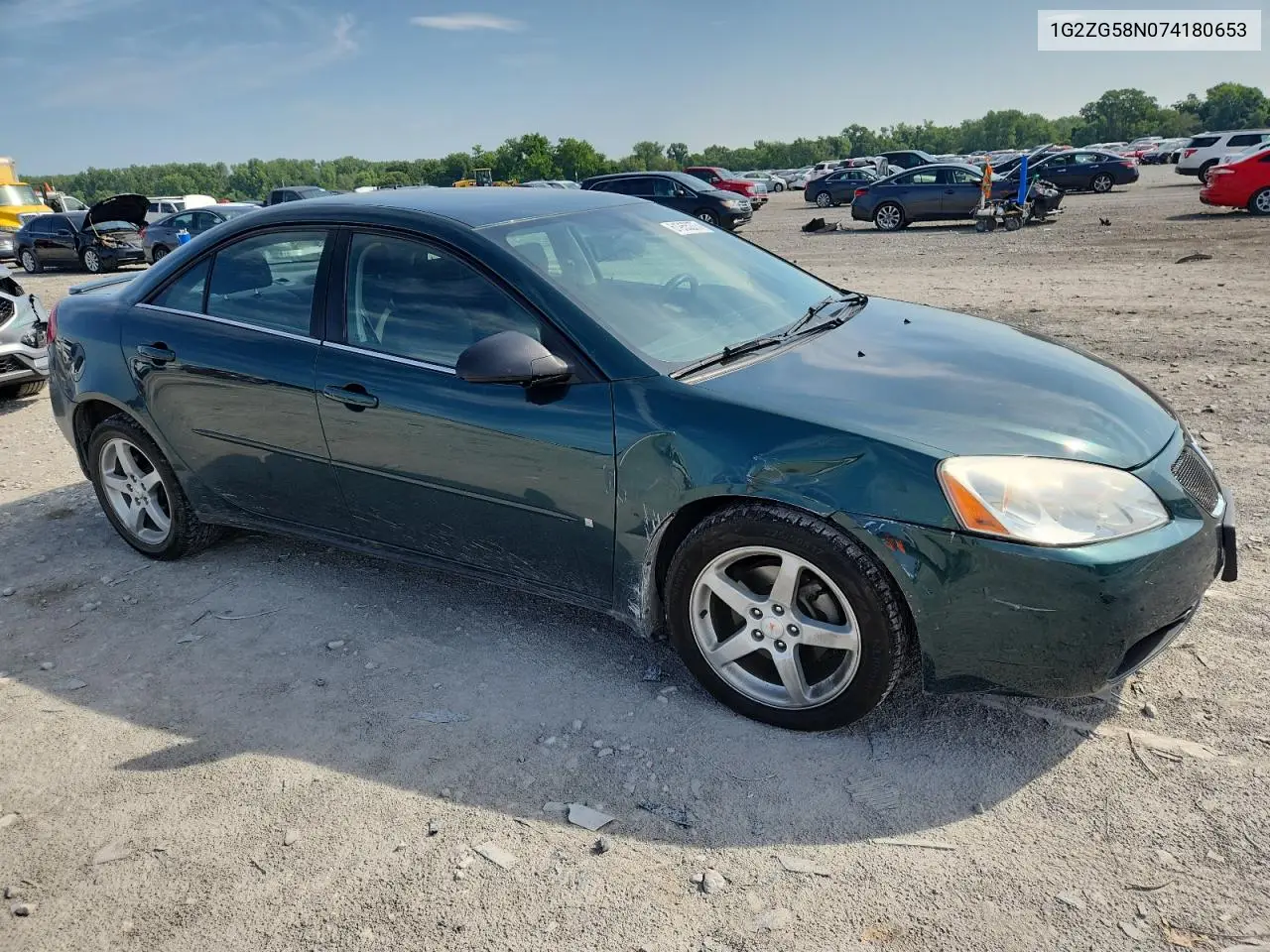 2007 Pontiac G6 Base VIN: 1G2ZG58N074180653 Lot: 61955275