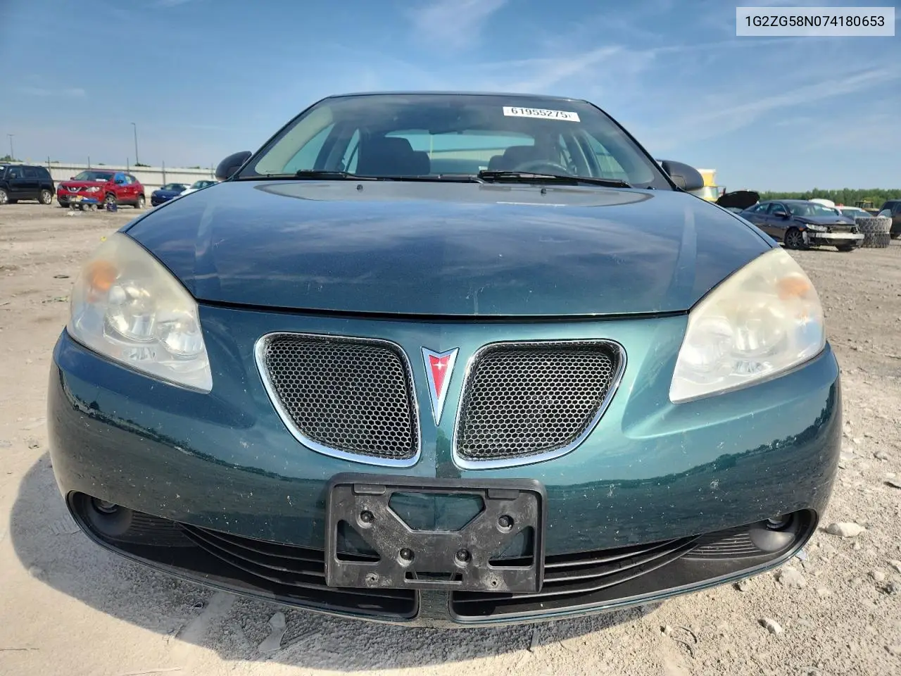 2007 Pontiac G6 Base VIN: 1G2ZG58N074180653 Lot: 61955275