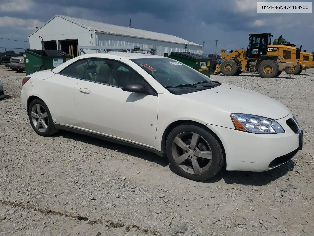 2007 Pontiac G6 Gt VIN: 1G2ZH36N474163200 Lot: 62452345