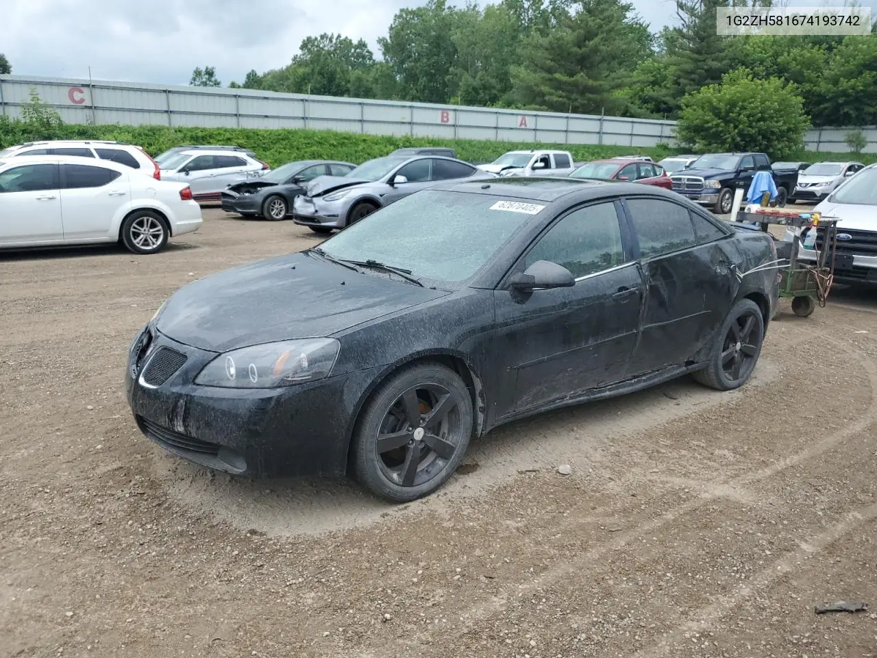 2007 Pontiac G6 Gt VIN: 1G2ZH581674193742 Lot: 62670405