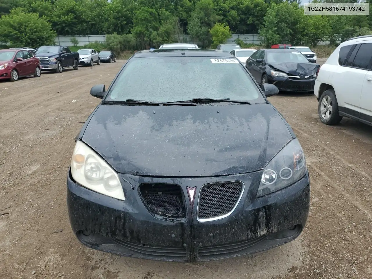 2007 Pontiac G6 Gt VIN: 1G2ZH581674193742 Lot: 62670405