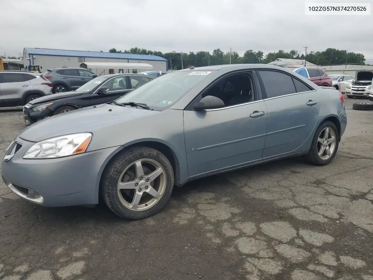 2007 Pontiac G6 Base VIN: 1G2ZG57N374270526 Lot: 62853275
