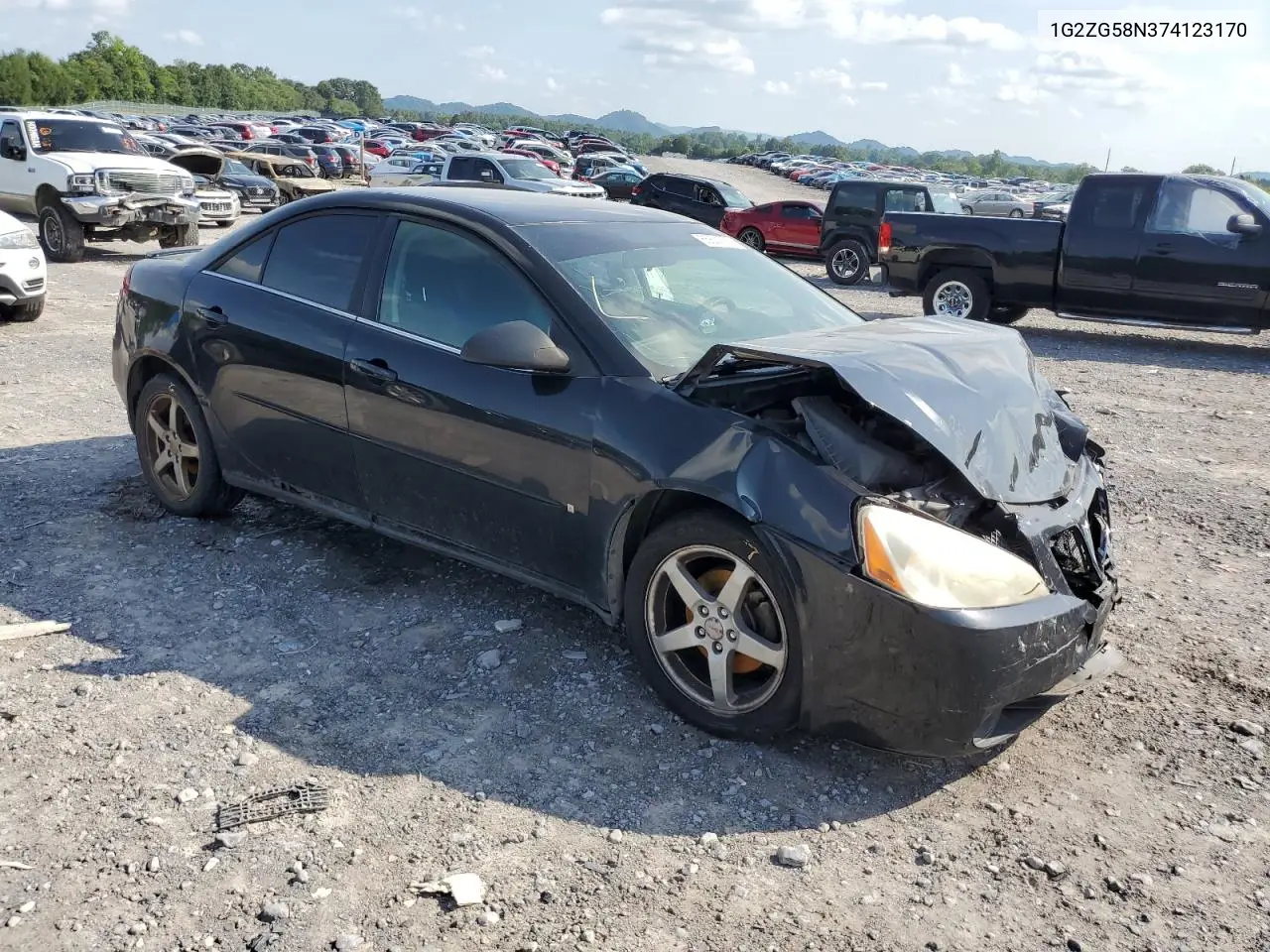 2007 Pontiac G6 Base VIN: 1G2ZG58N374123170 Lot: 65631065