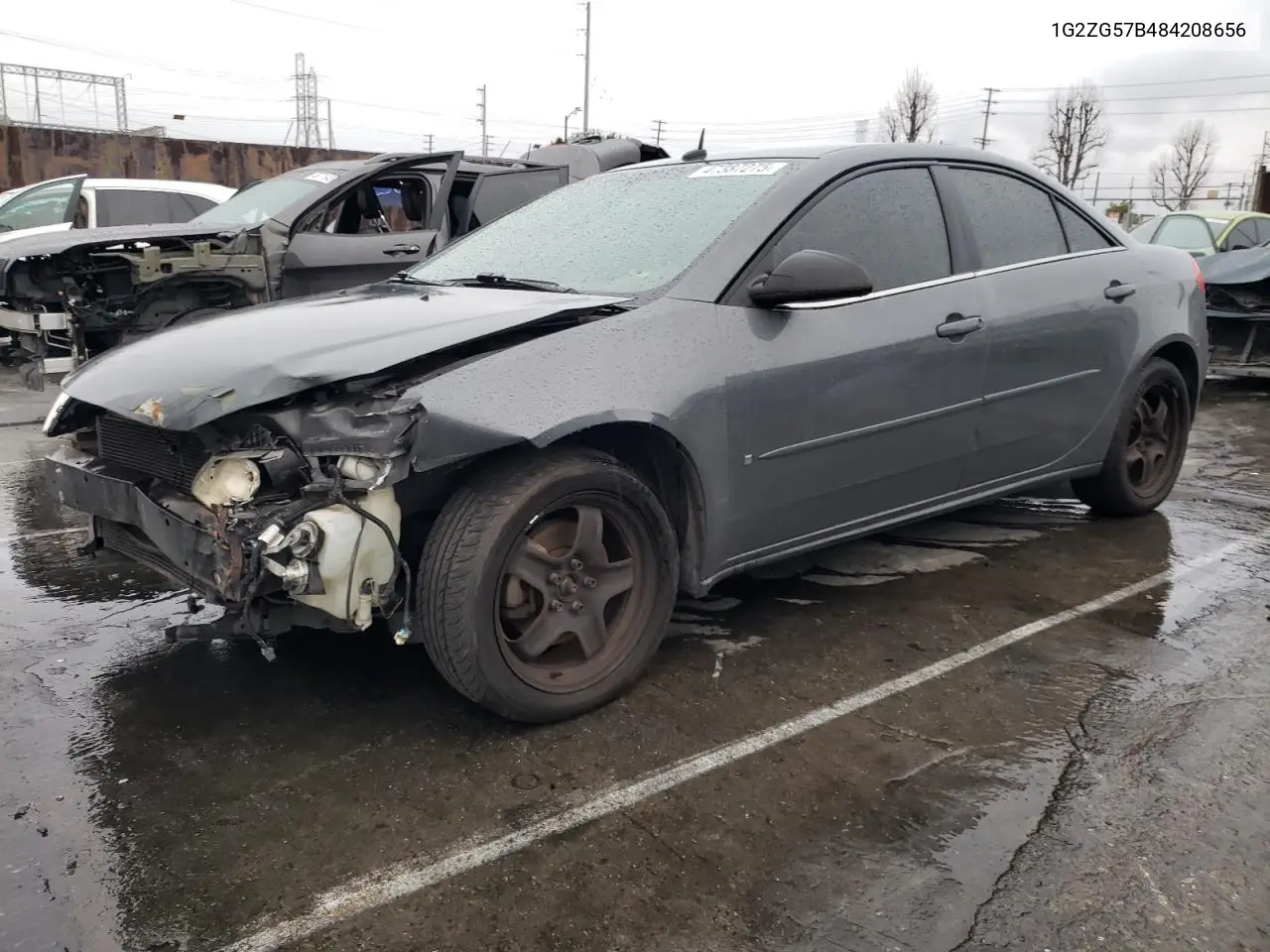 2008 Pontiac G6 Base VIN: 1G2ZG57B484208656 Lot: 47387275