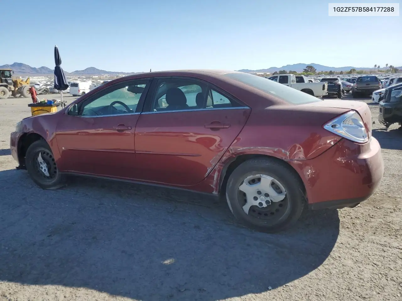 2008 Pontiac G6 Value Leader VIN: 1G2ZF57B584177288 Lot: 49843355