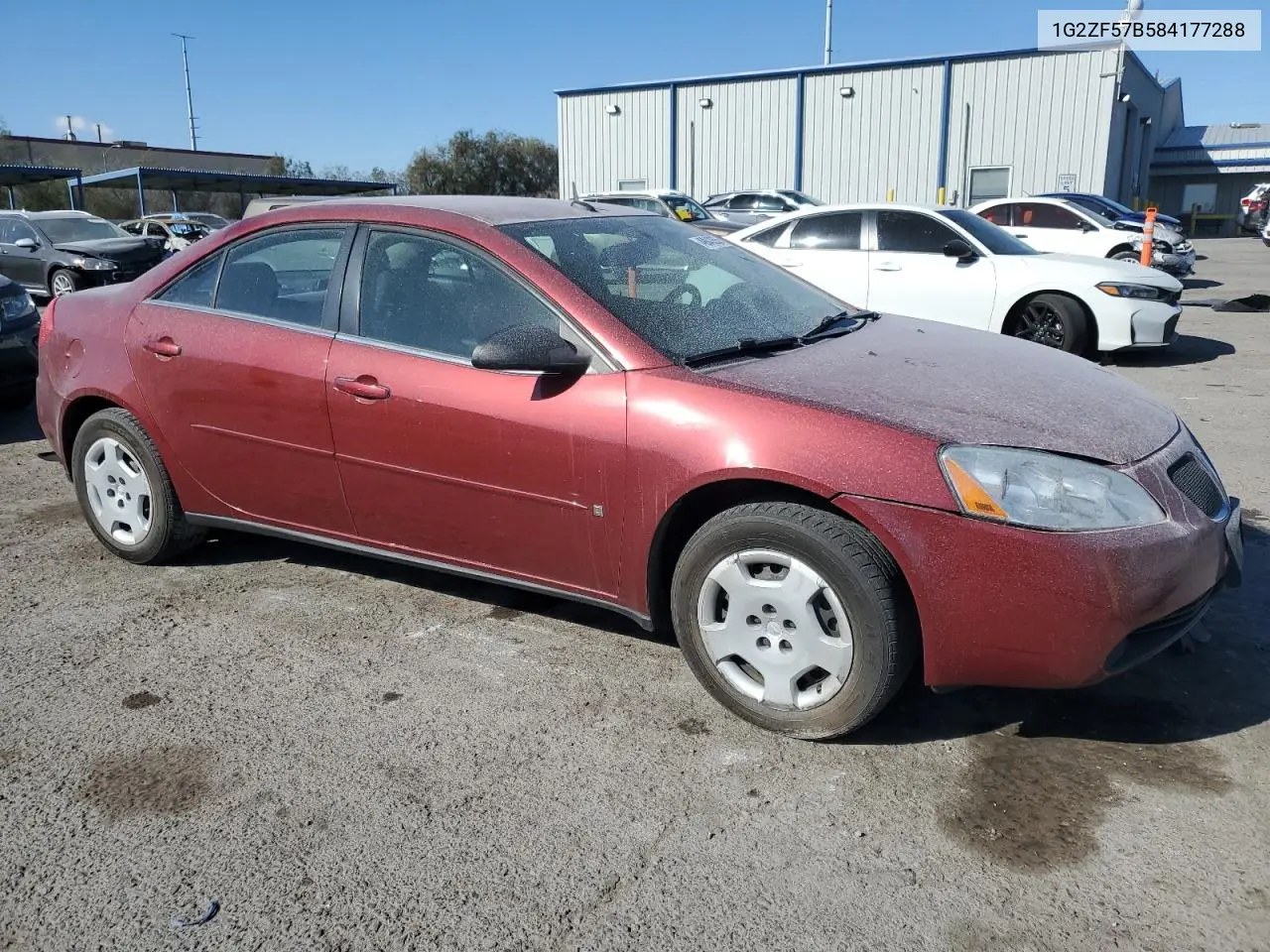 2008 Pontiac G6 Value Leader VIN: 1G2ZF57B584177288 Lot: 49843355