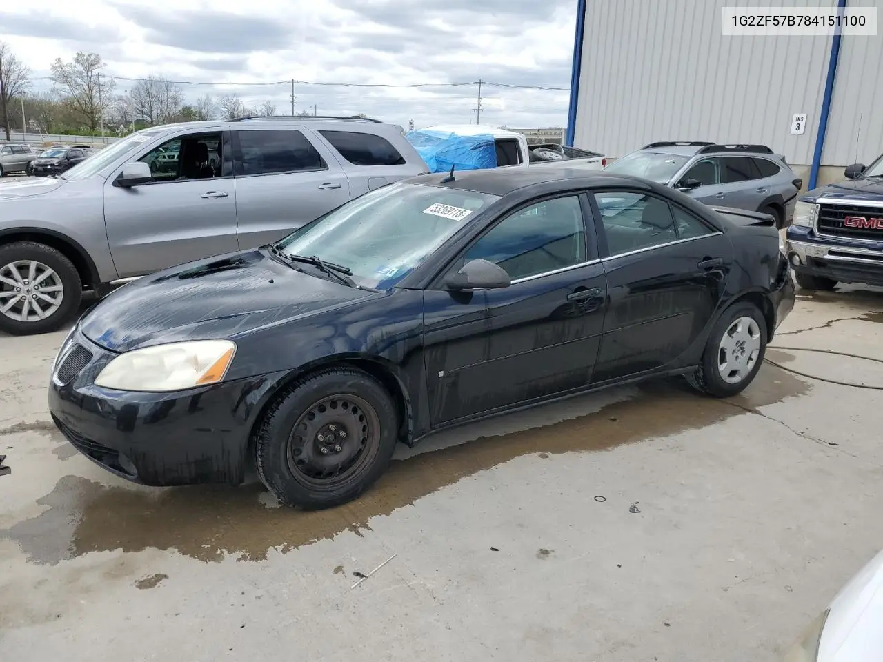 2008 Pontiac G6 Value Leader VIN: 1G2ZF57B784151100 Lot: 53269115
