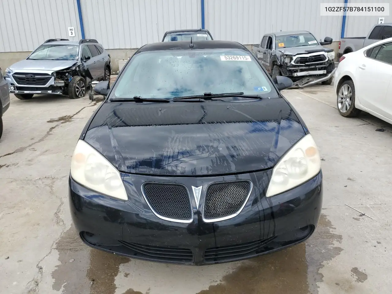 2008 Pontiac G6 Value Leader VIN: 1G2ZF57B784151100 Lot: 53269115