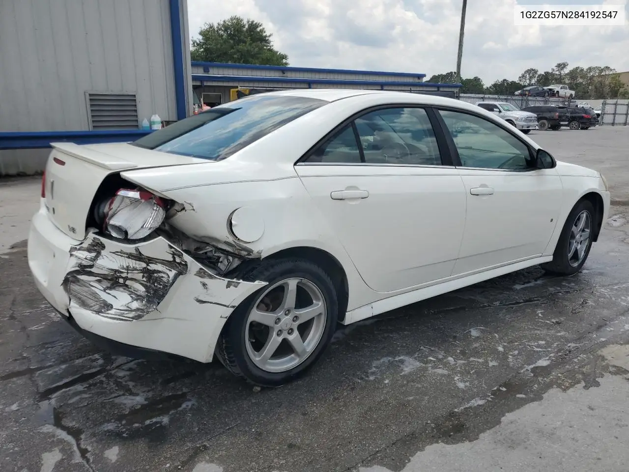 2008 Pontiac G6 Base VIN: 1G2ZG57N284192547 Lot: 55837495