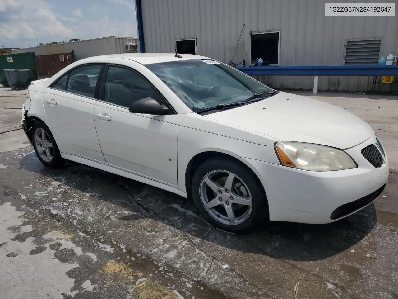 2008 Pontiac G6 Base VIN: 1G2ZG57N284192547 Lot: 55837495