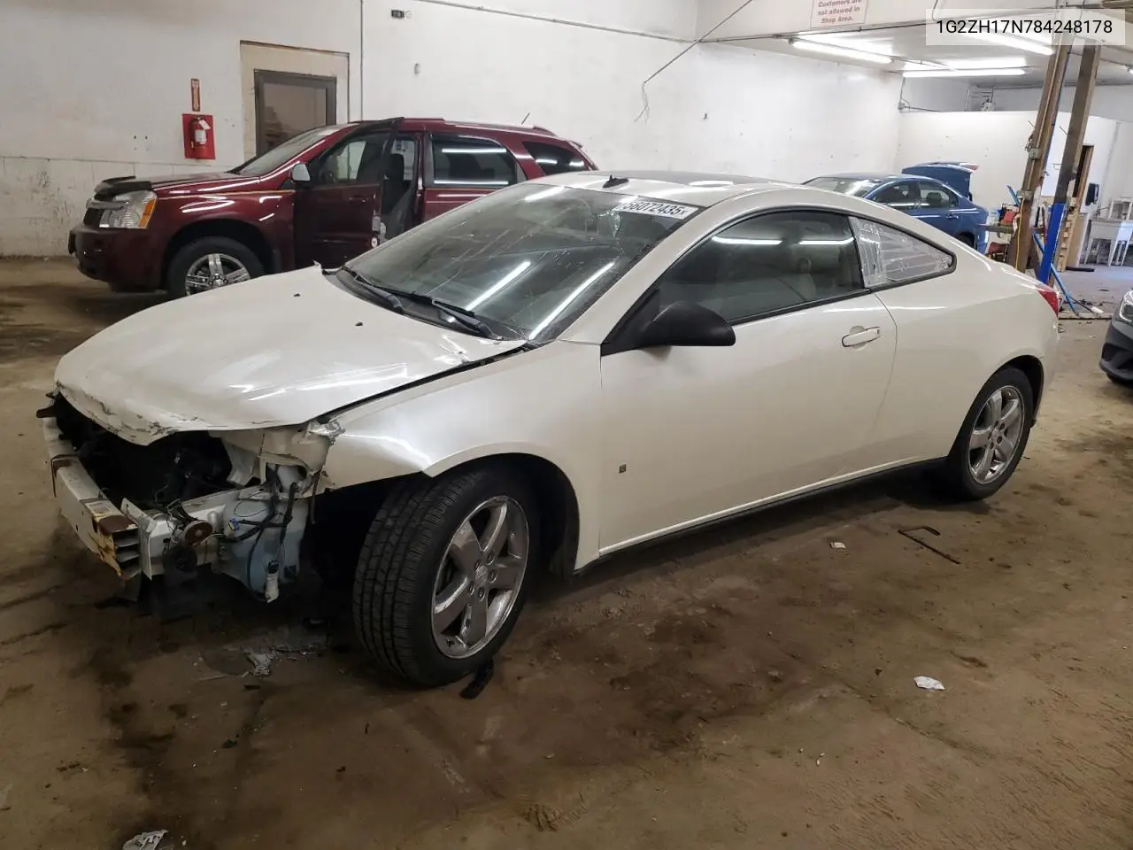 2008 Pontiac G6 Gt VIN: 1G2ZH17N784248178 Lot: 56072435
