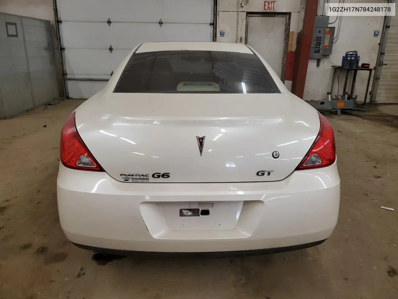 2008 Pontiac G6 Gt VIN: 1G2ZH17N784248178 Lot: 56072435