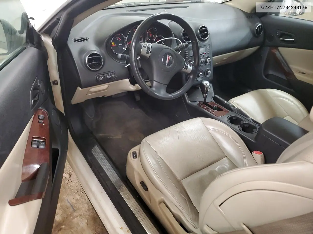 2008 Pontiac G6 Gt VIN: 1G2ZH17N784248178 Lot: 56072435