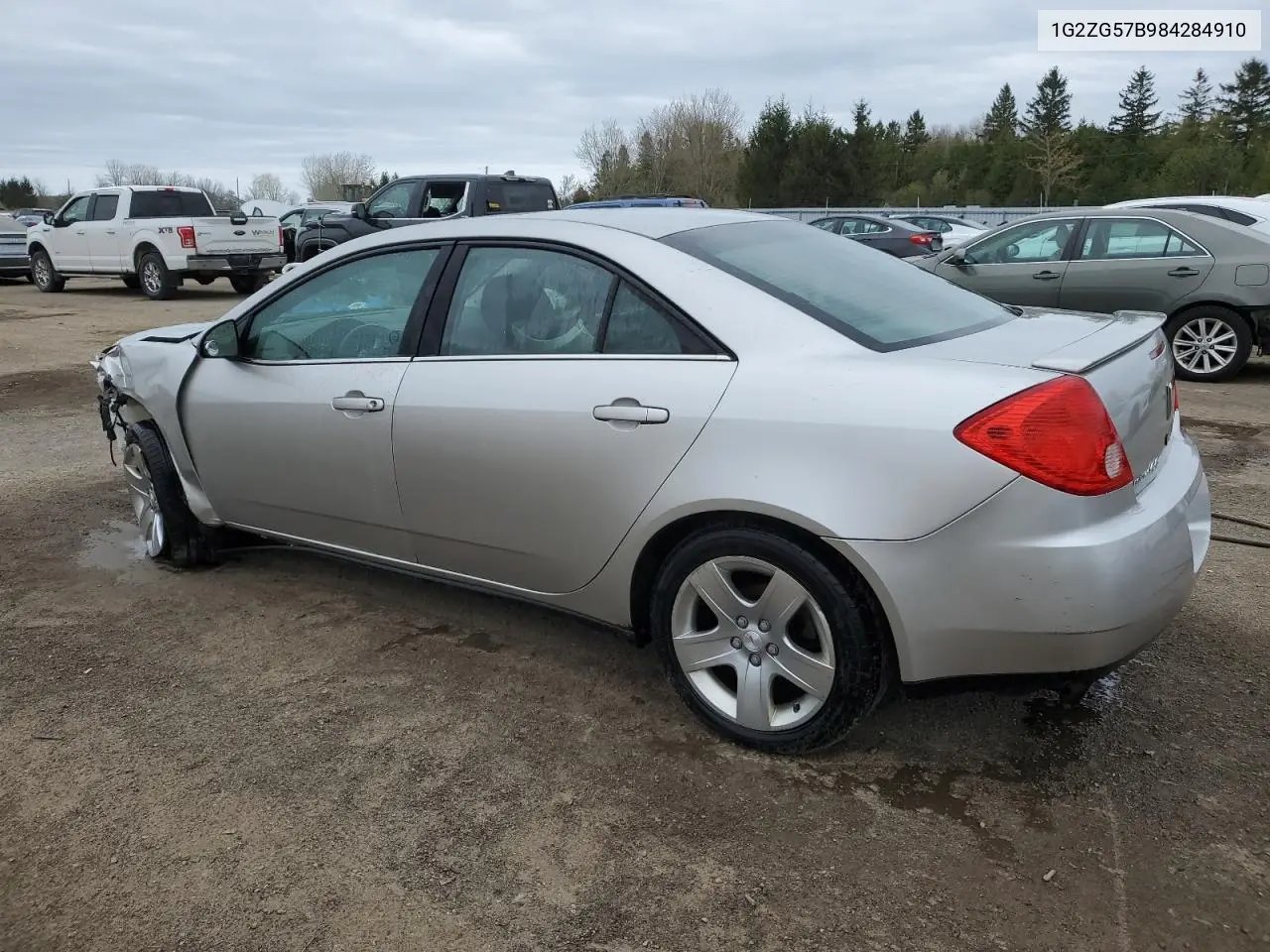 2008 Pontiac G6 Base VIN: 1G2ZG57B984284910 Lot: 56169515