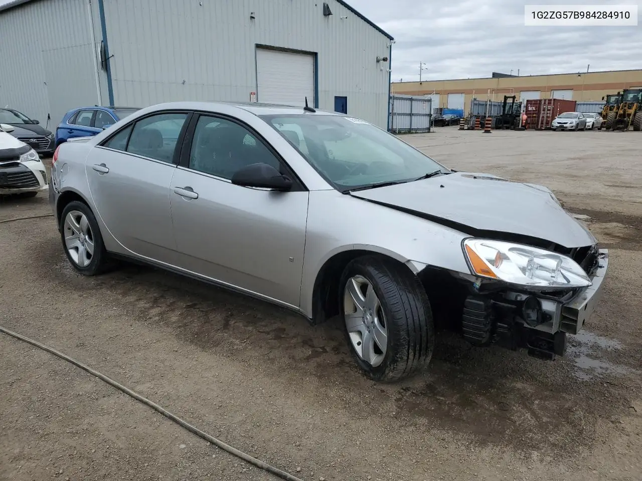 2008 Pontiac G6 Base VIN: 1G2ZG57B984284910 Lot: 56169515