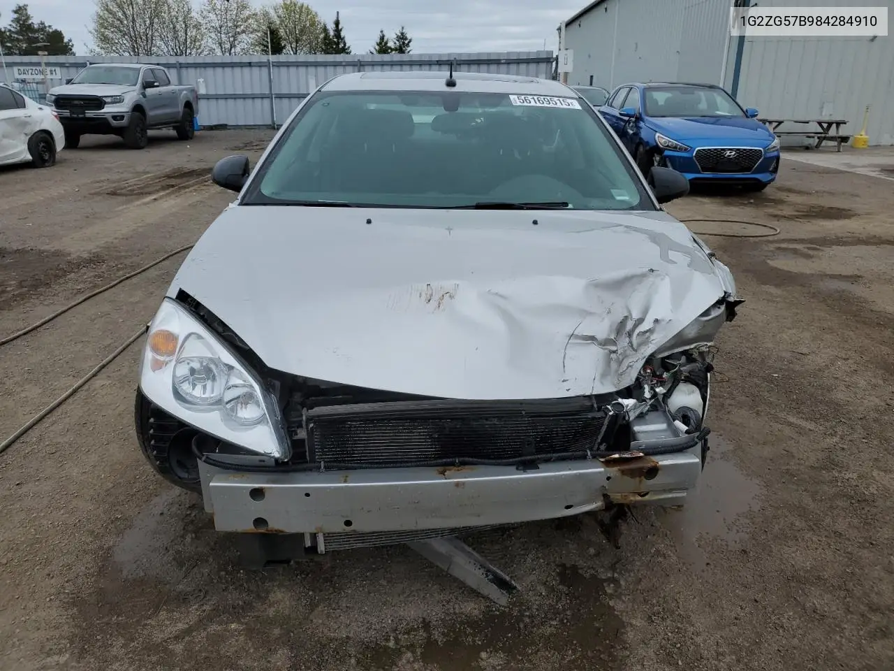 2008 Pontiac G6 Base VIN: 1G2ZG57B984284910 Lot: 56169515