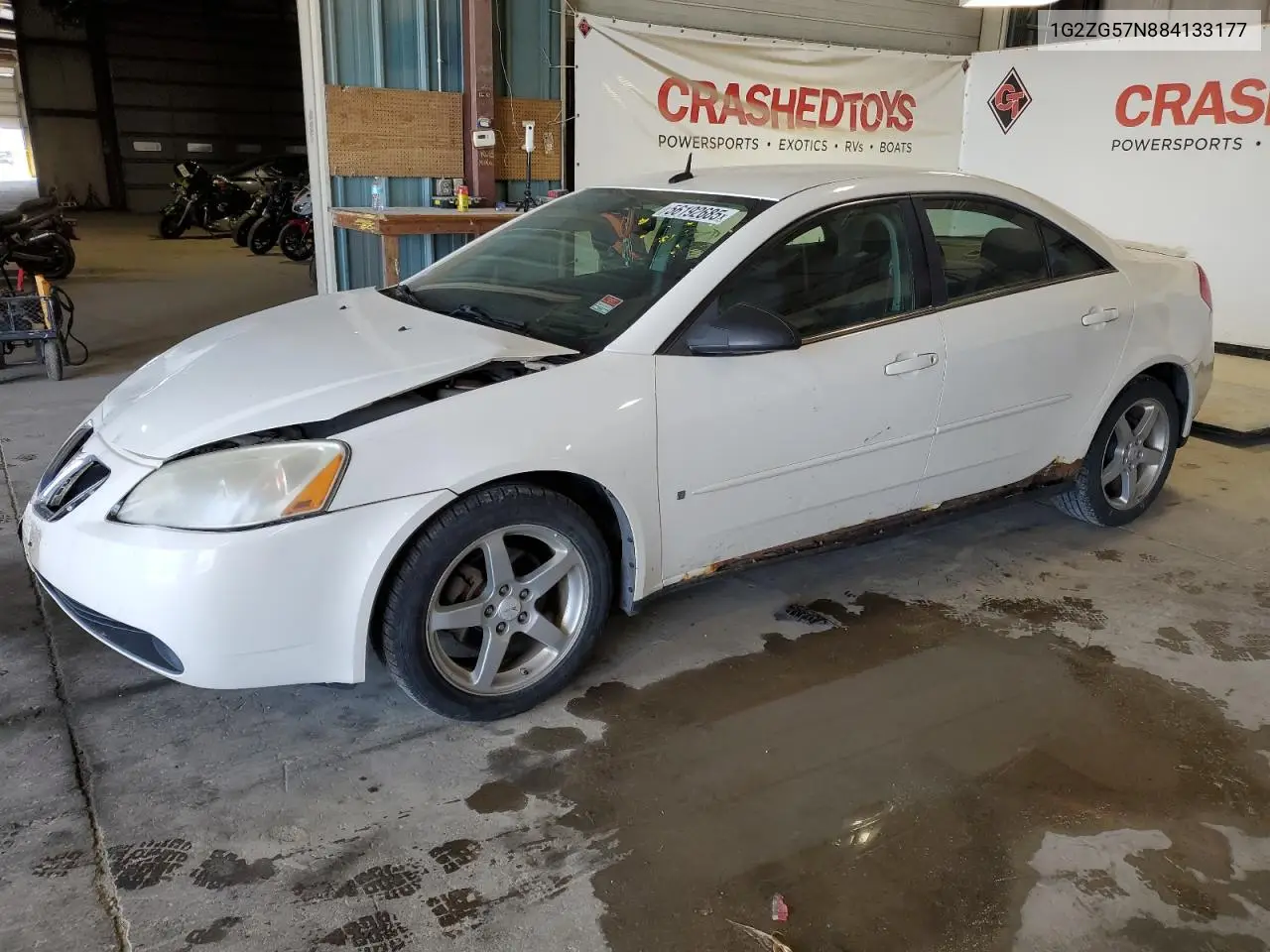 2008 Pontiac G6 Base VIN: 1G2ZG57N884133177 Lot: 56192685