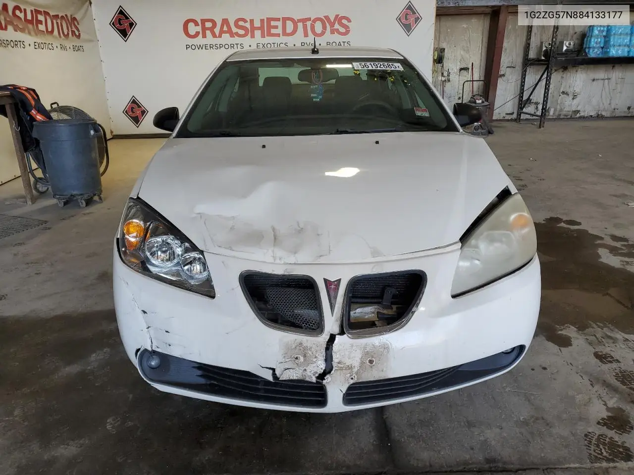 2008 Pontiac G6 Base VIN: 1G2ZG57N884133177 Lot: 56192685