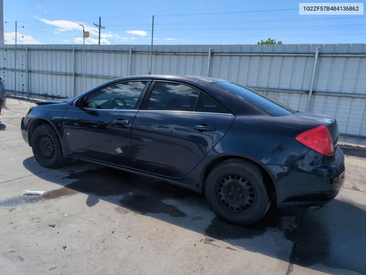 2008 Pontiac G6 Value Leader VIN: 1G2ZF57B484136862 Lot: 56330855