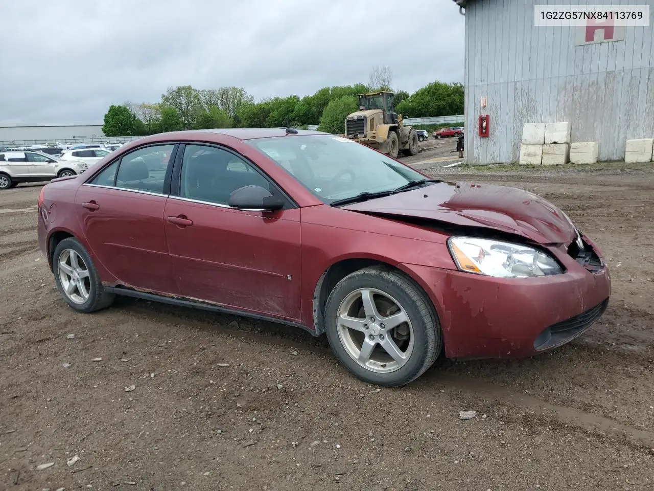 2008 Pontiac G6 Base VIN: 1G2ZG57NX84113769 Lot: 56540635