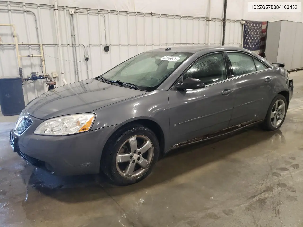 2008 Pontiac G6 Base VIN: 1G2ZG57B084103452 Lot: 59618015