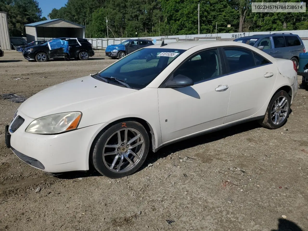2008 Pontiac G6 Gt VIN: 1G2ZH57N784238614 Lot: 61815285