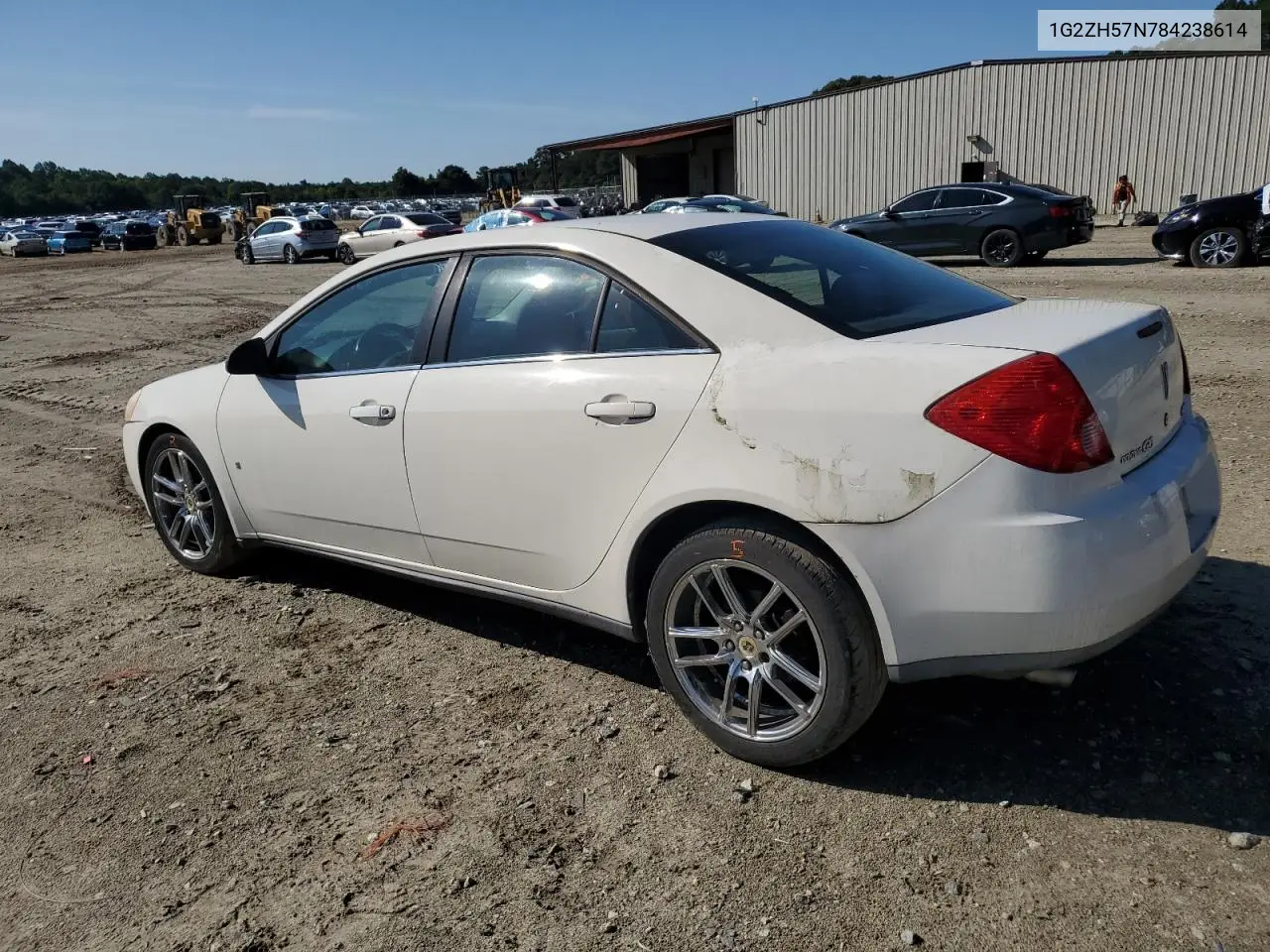 2008 Pontiac G6 Gt VIN: 1G2ZH57N784238614 Lot: 61815285