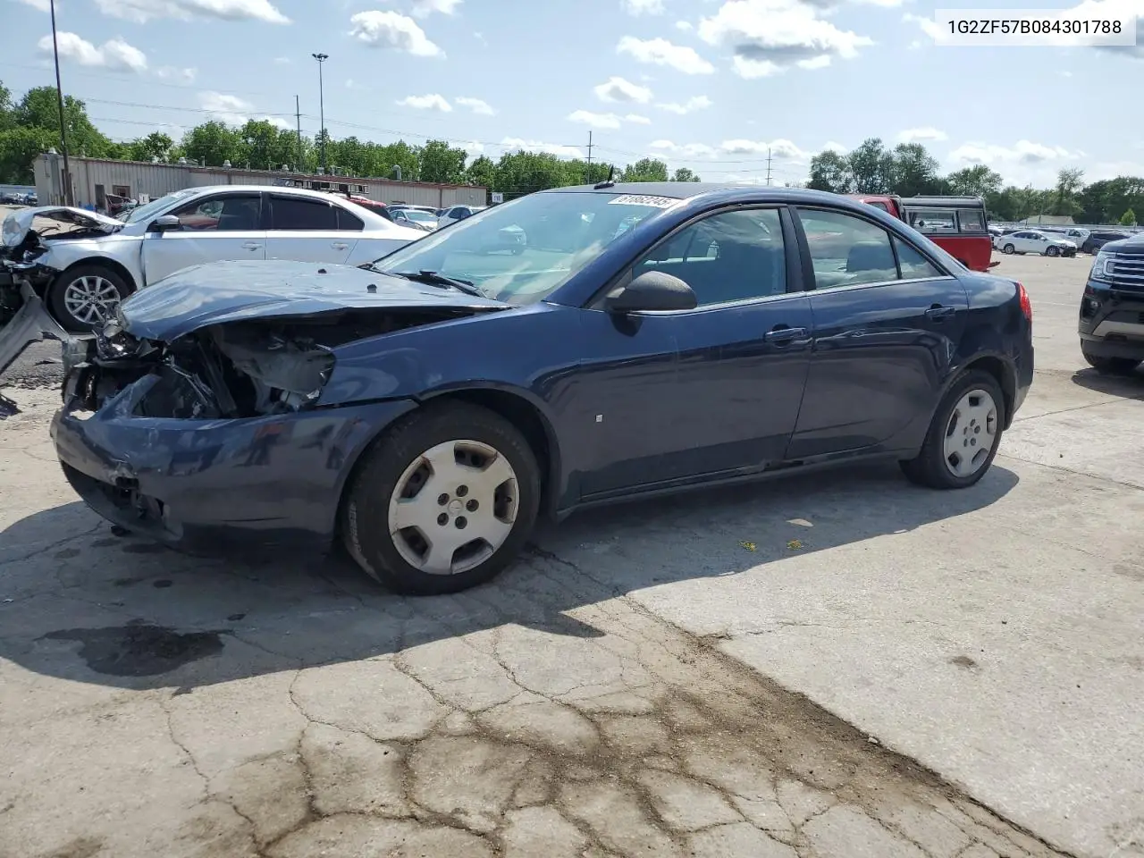 2008 Pontiac G6 Value Leader VIN: 1G2ZF57B084301788 Lot: 61862245