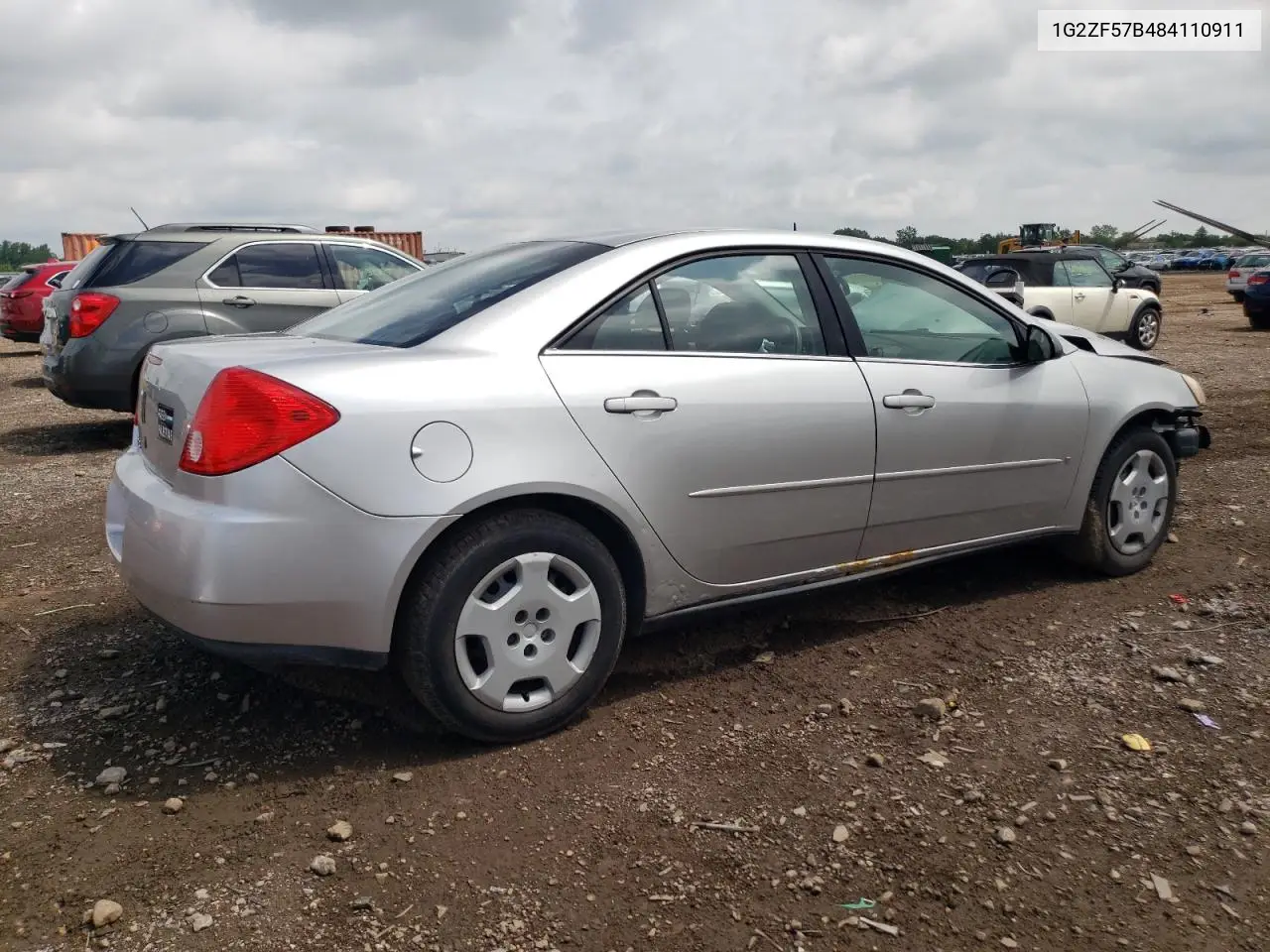 2008 Pontiac G6 Value Leader VIN: 1G2ZF57B484110911 Lot: 62195465