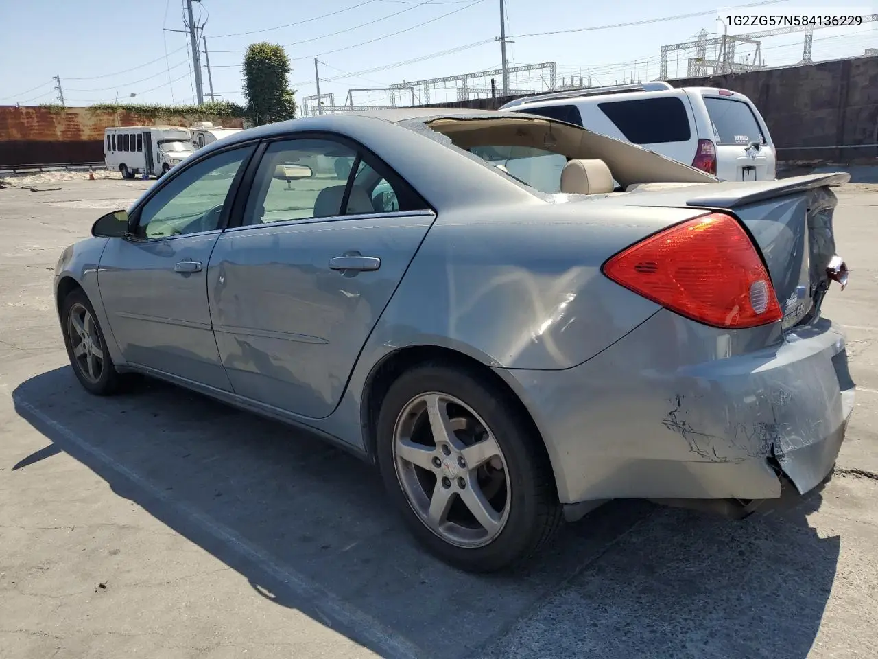 2008 Pontiac G6 Base VIN: 1G2ZG57N584136229 Lot: 62376445