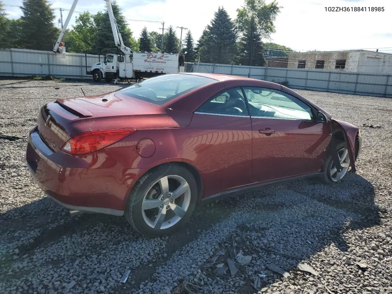 2008 Pontiac G6 Gt VIN: 1G2ZH361884118985 Lot: 62848435