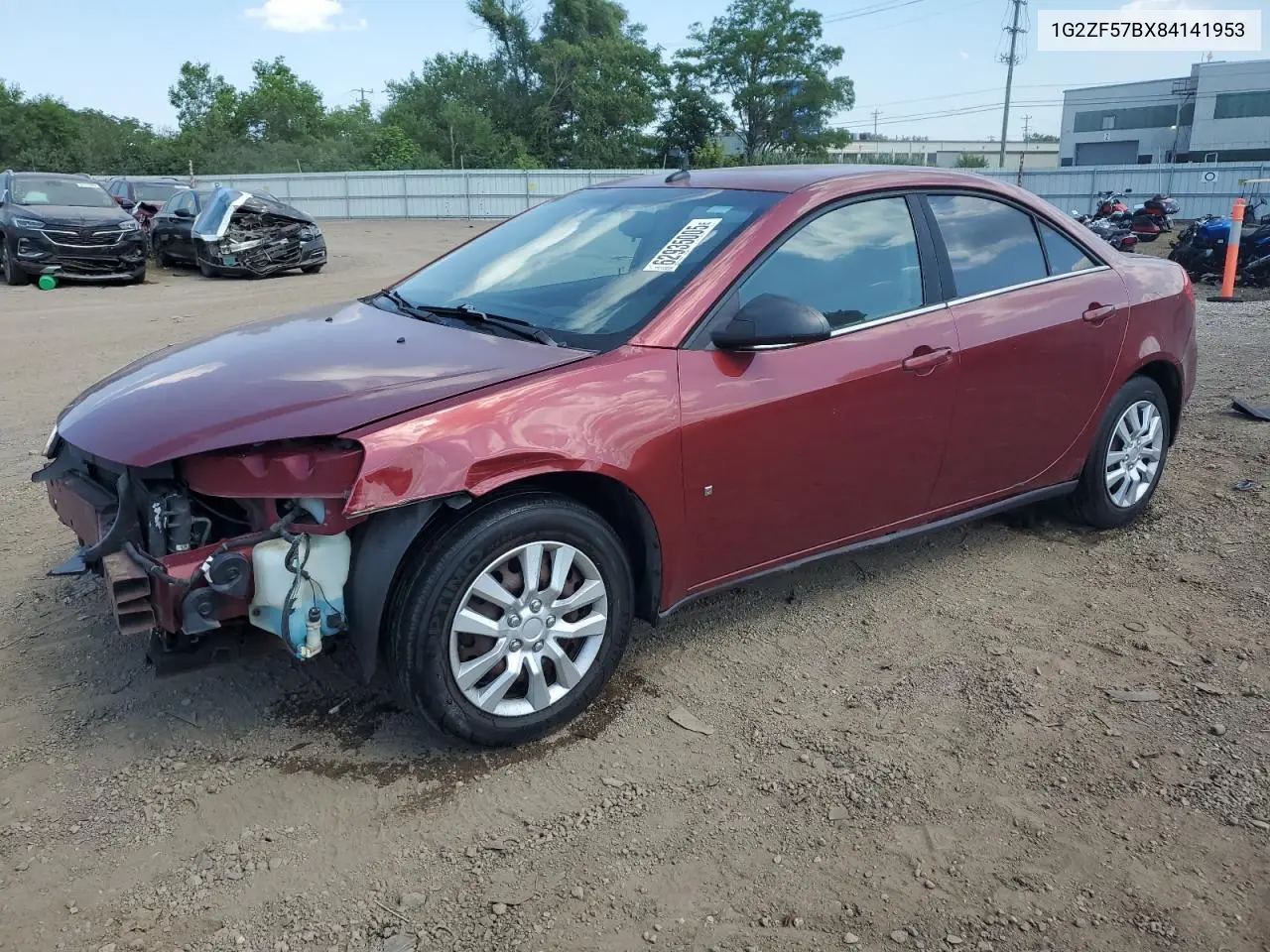 2008 Pontiac G6 Value Leader VIN: 1G2ZF57BX84141953 Lot: 62935005