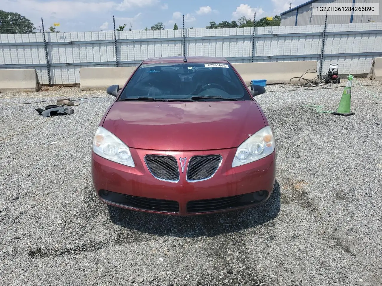 2008 Pontiac G6 Gt VIN: 1G2ZH361284266890 Lot: 63981865