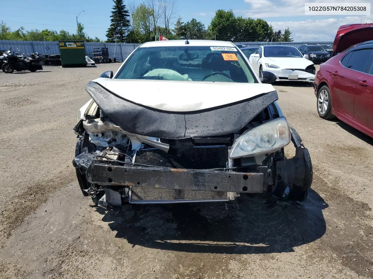 2008 Pontiac G6 Base VIN: 1G2ZG57N784205308 Lot: 65482105