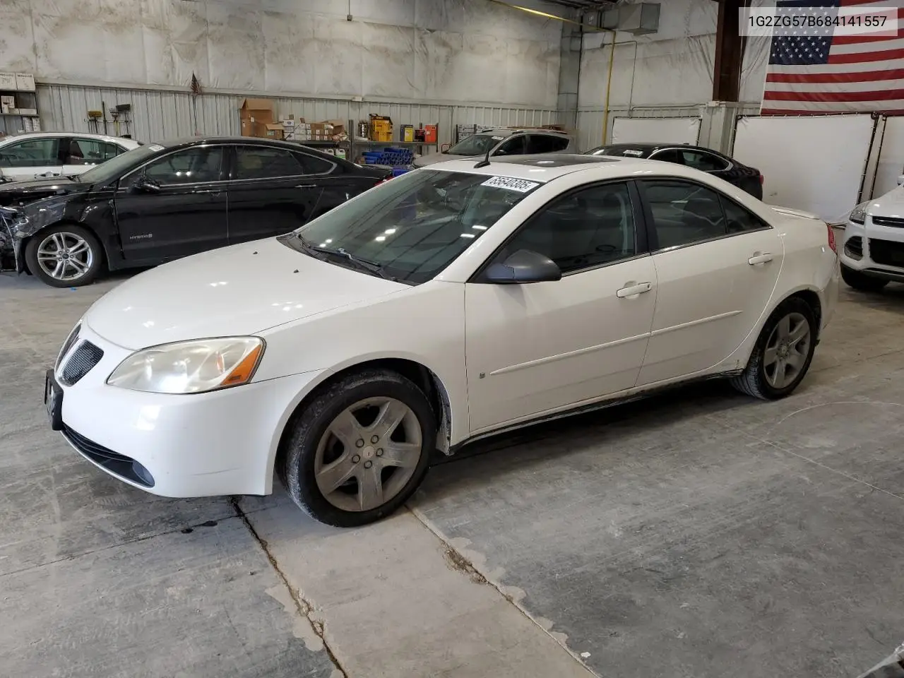 2008 Pontiac G6 Base VIN: 1G2ZG57B684141557 Lot: 65640305