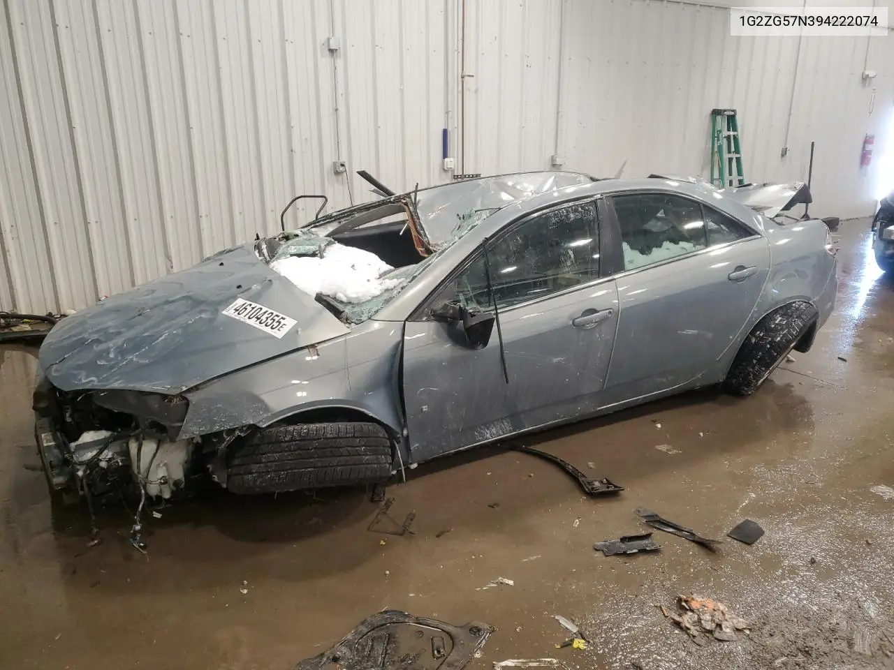 2009 Pontiac G6 VIN: 1G2ZG57N394222074 Lot: 46104355