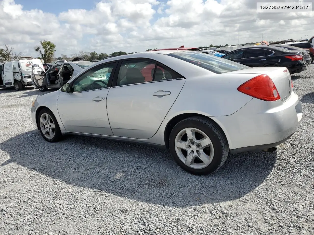 2009 Pontiac G6 VIN: 1G2ZG57B294204512 Lot: 51583805