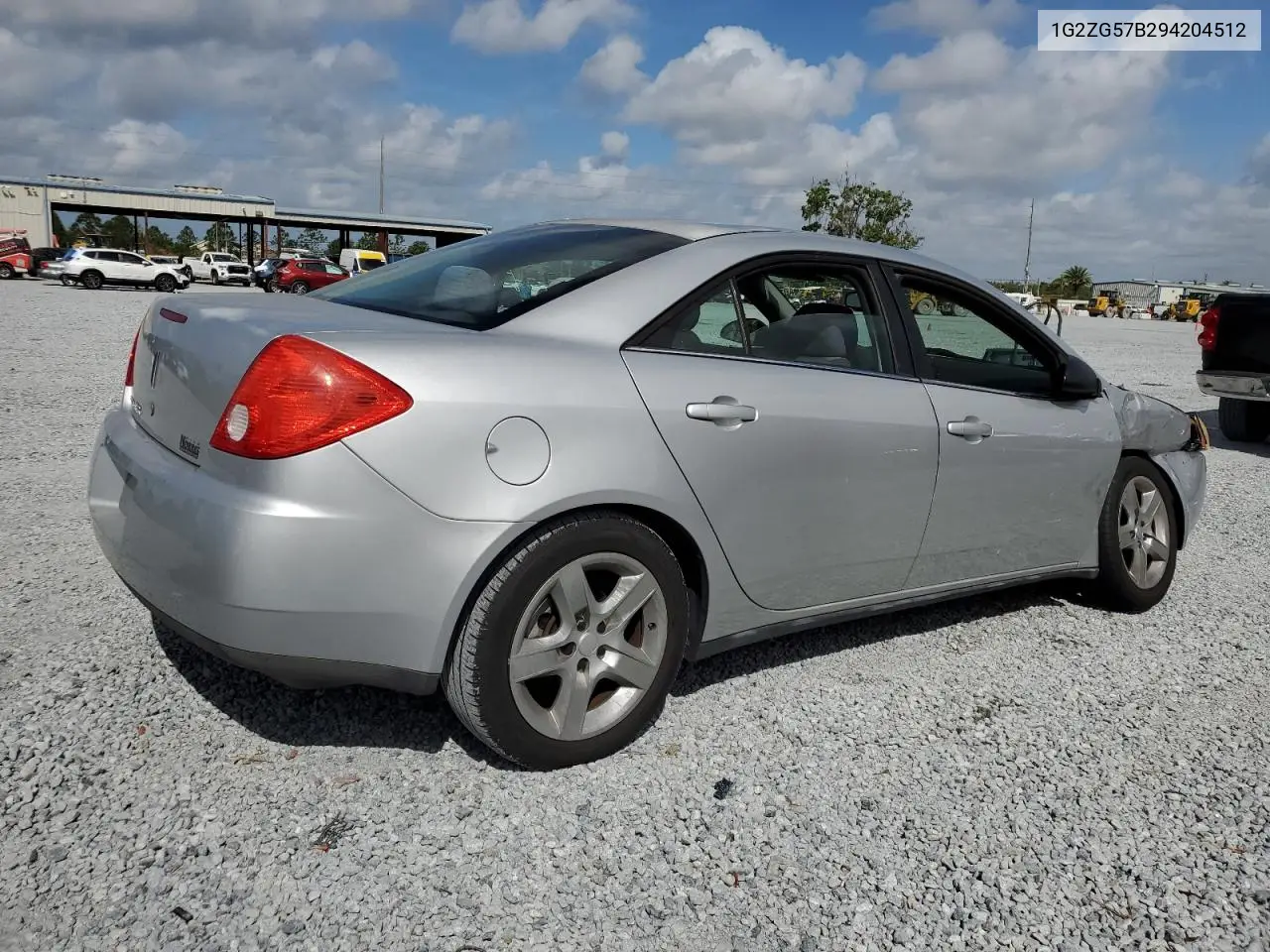 2009 Pontiac G6 VIN: 1G2ZG57B294204512 Lot: 51583805