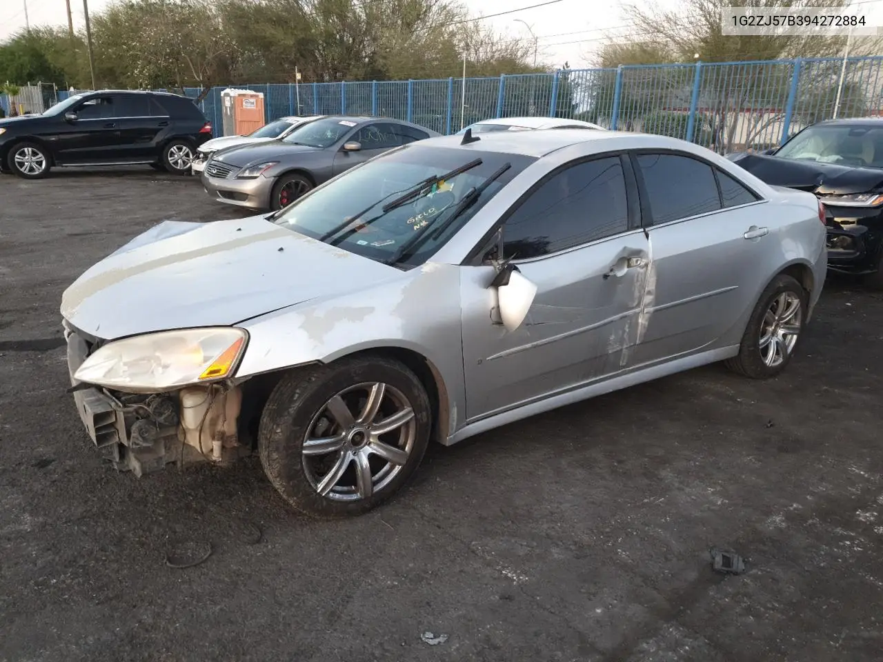 2009 Pontiac G6 VIN: 1G2ZJ57B394272884 Lot: 57018885